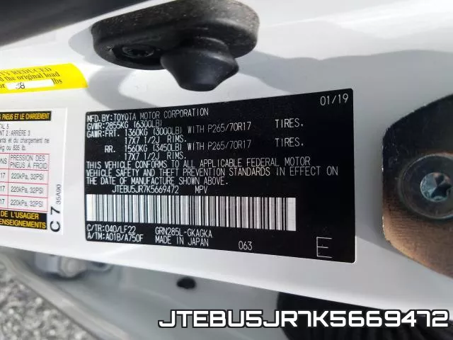 JTEBU5JR7K5669472 фото 2