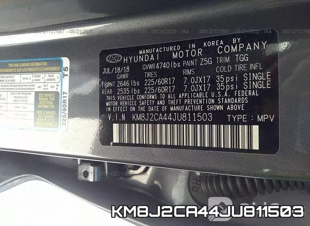 KM8J2CA44JU811503 фото 10