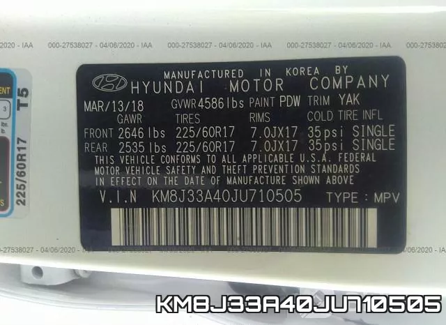 KM8J33A40JU710505 фото 9
