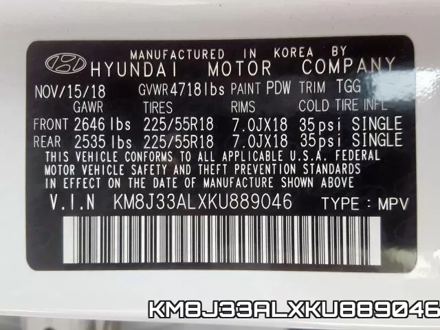 KM8J33ALXKU889046 фото 2