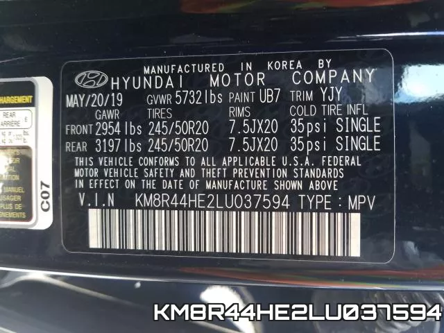 KM8R44HE2LU037594 фото 2