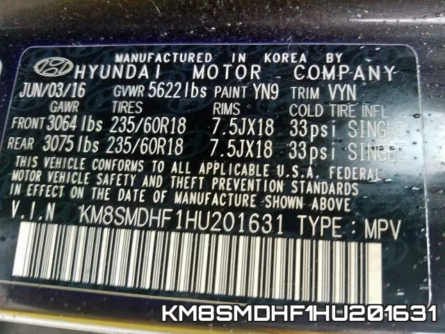 KM8SMDHF1HU201631 фото 2