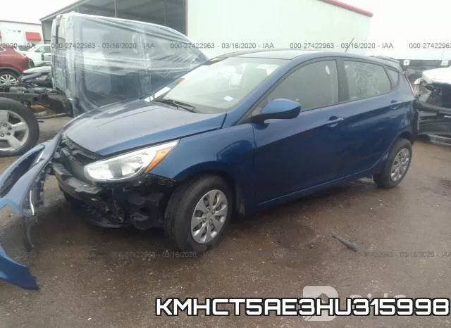 KMHCT5AE3HU315998 фото 3