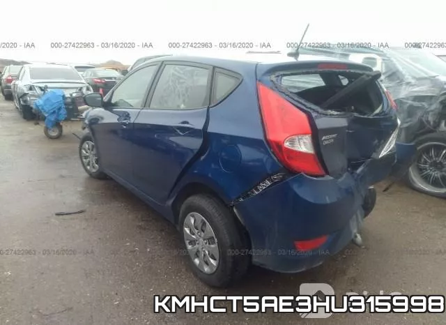 KMHCT5AE3HU315998 фото 4