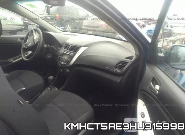 KMHCT5AE3HU315998 фото 6