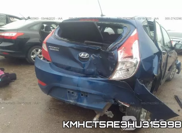 KMHCT5AE3HU315998 фото 7