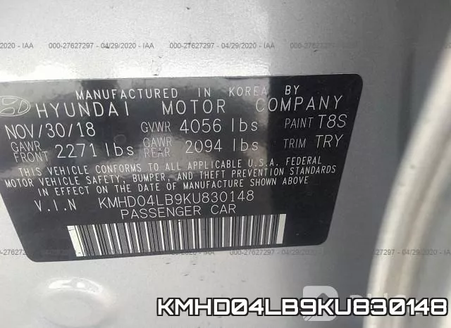 KMHD04LB9KU830148 фото 10