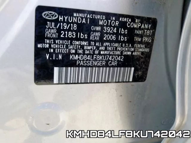 KMHD84LF8KU742042 фото 2