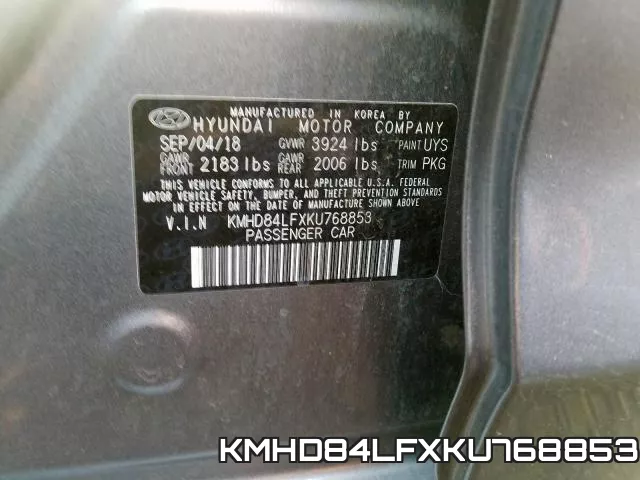 KMHD84LFXKU768853 фото 2
