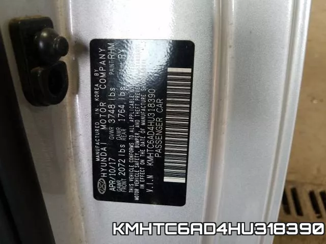 KMHTC6AD4HU318390 фото 2