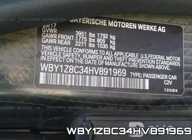 WBY1Z8C34HV891969 фото 10