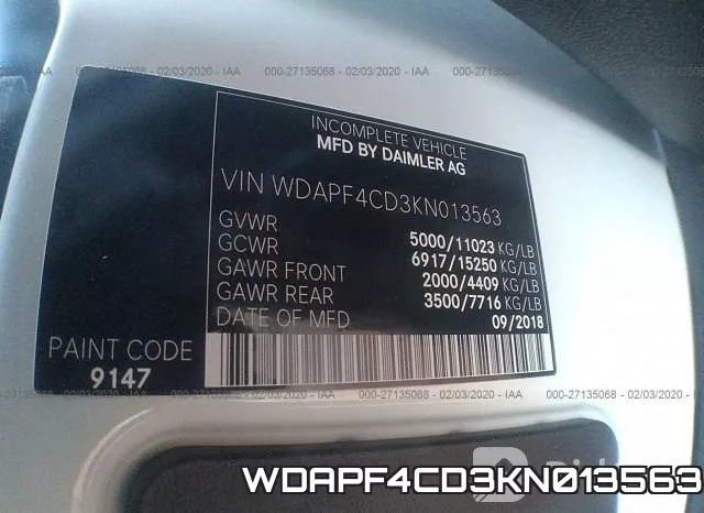 WDAPF4CD3KN013563 фото 10