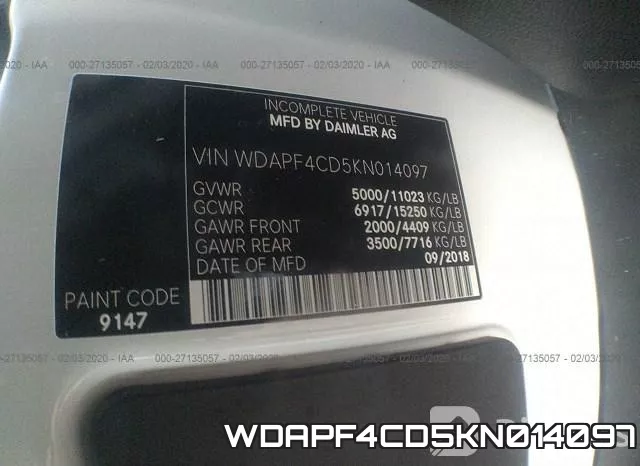 WDAPF4CD5KN014097 фото 10