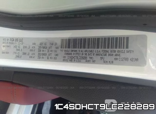 1C4SDHCT9LC228289 фото 10