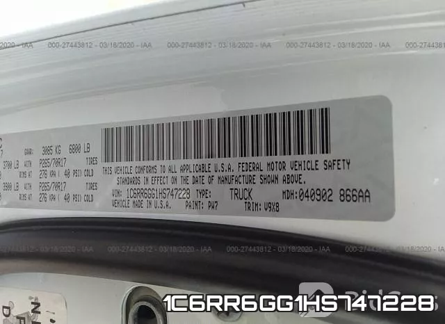1C6RR6GG1HS747228 фото 10