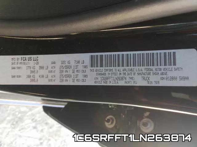 1C6SRFFT1LN263874 фото 2