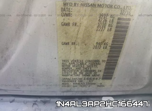 1N4AL3AP2HC166447 фото 10