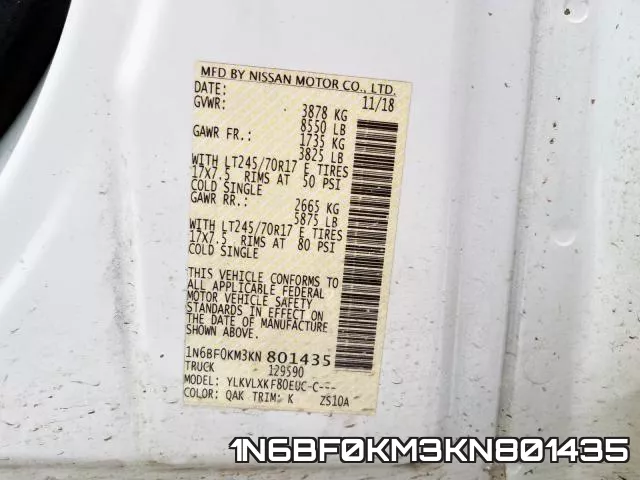 1N6BF0KM3KN801435 фото 2