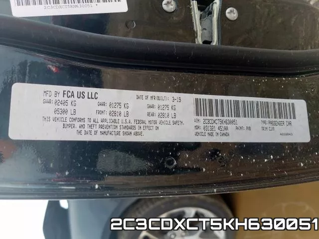 2C3CDXCT5KH630051 фото 2