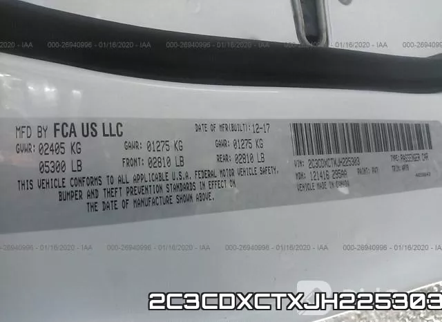 2C3CDXCTXJH225303 фото 10