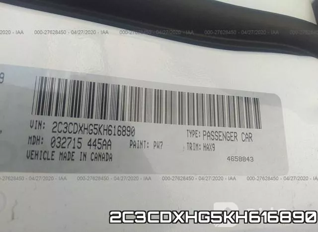 2C3CDXHG5KH616890 фото 10