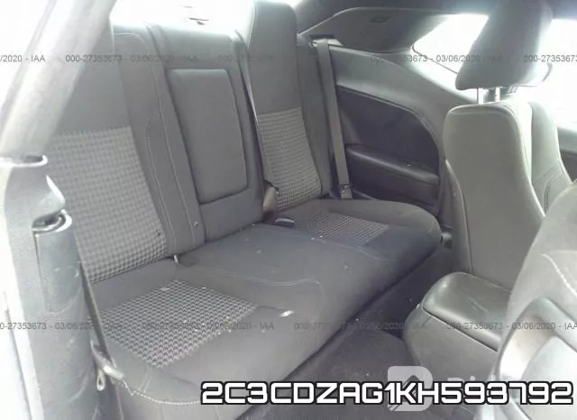2C3CDZAG1KH593792 фото 9