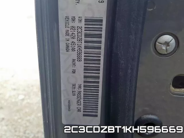 2C3CDZBT1KH596669 фото 2