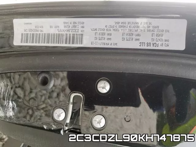 2C3CDZL90KH747875 фото 2
