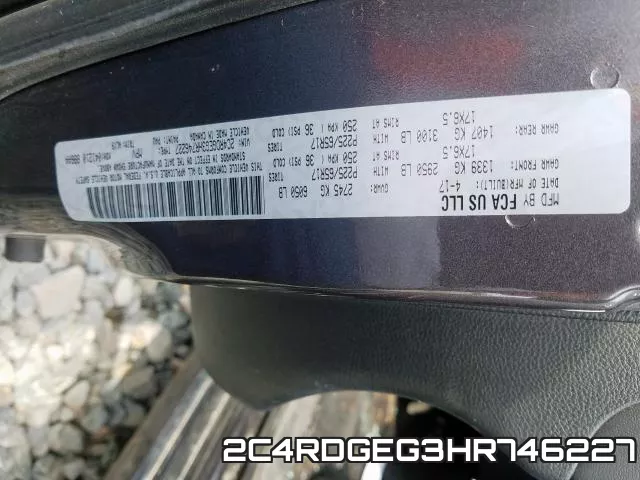 2C4RDGEG3HR746227 фото 2