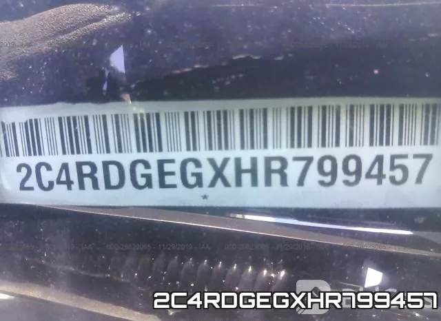 2C4RDGEGXHR799457 фото 10