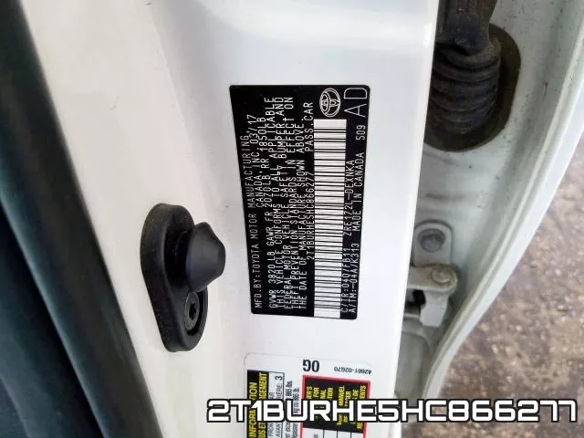 2T1BURHE5HC866277 фото 2