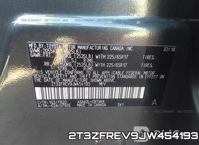 2T3ZFREV9JW454193 фото 10