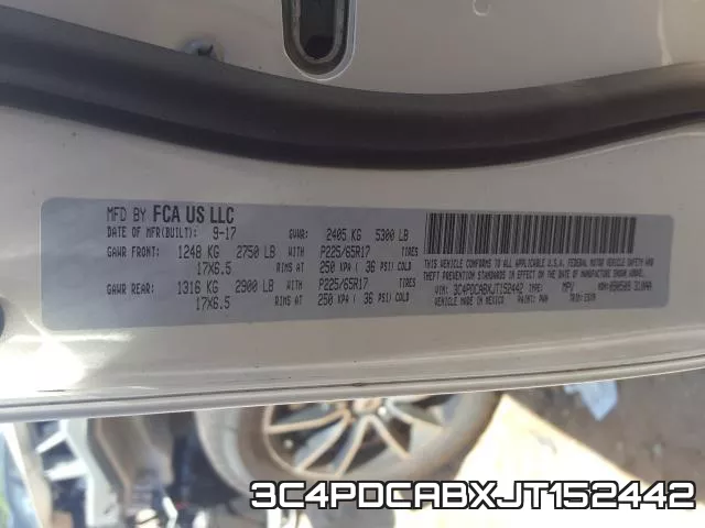 3C4PDCABXJT152442 фото 2