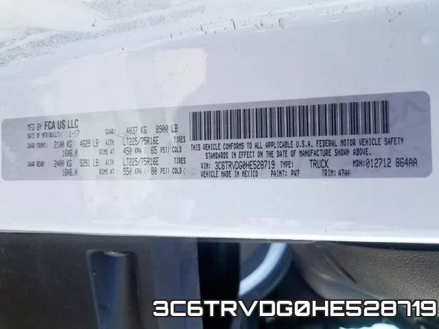 3C6TRVDG0HE528719 фото 2