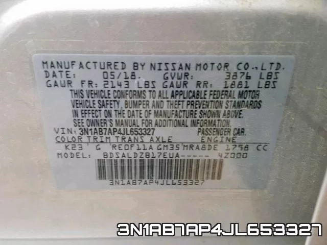 3N1AB7AP4JL653327 фото 2