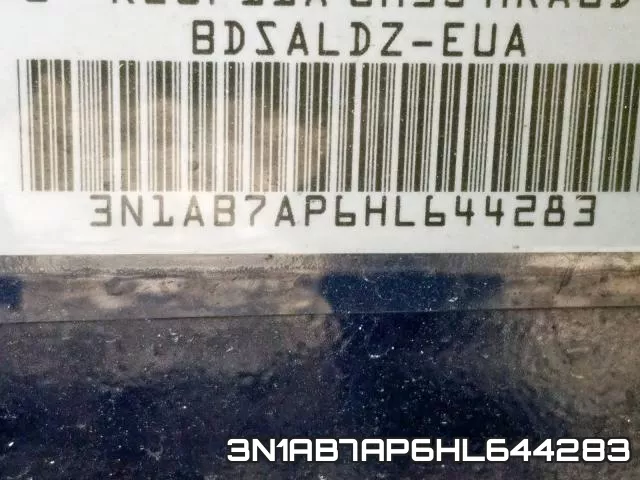 3N1AB7AP6HL644283 фото 2