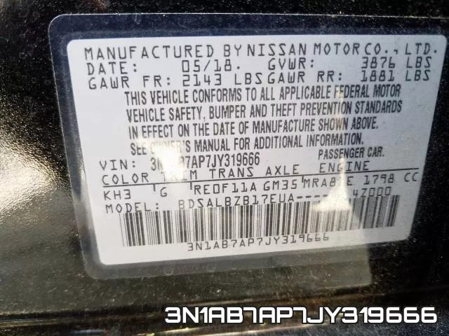 3N1AB7AP7JY319666 фото 2