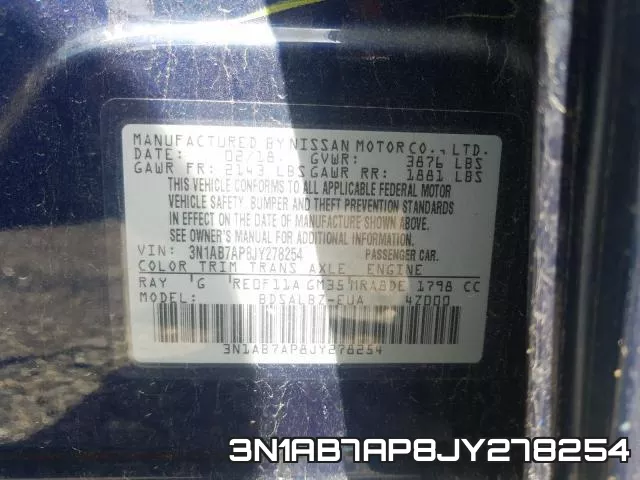 3N1AB7AP8JY278254 фото 2