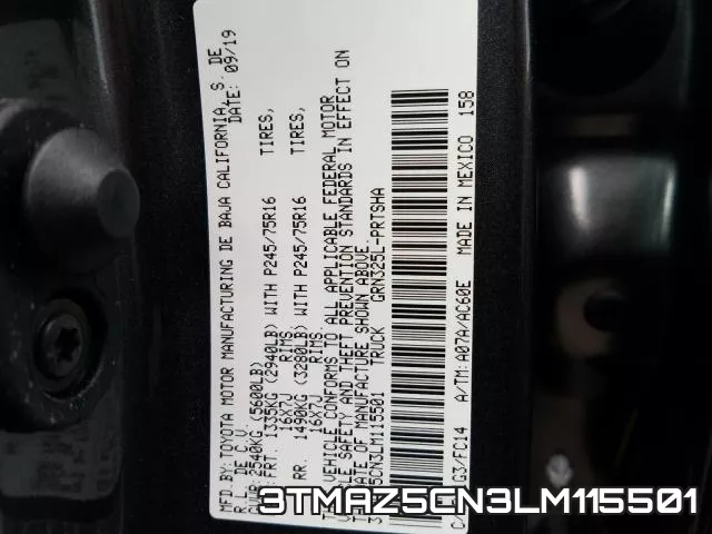 3TMAZ5CN3LM115501 фото 2