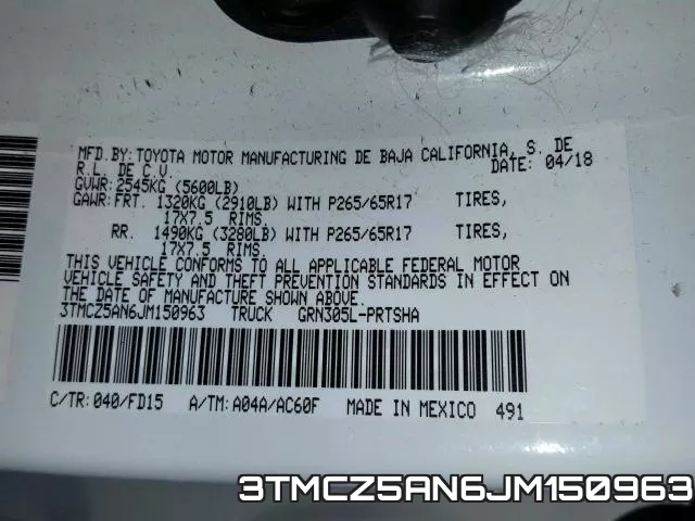 3TMCZ5AN6JM150963 фото 2