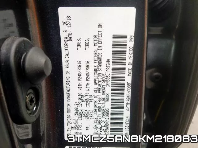 3TMCZ5AN8KM218083 фото 2