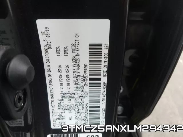 3TMCZ5ANXLM294342 фото 2