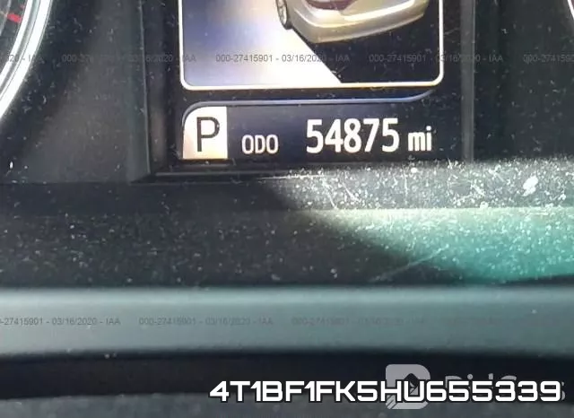4T1BF1FK5HU655339 фото 8