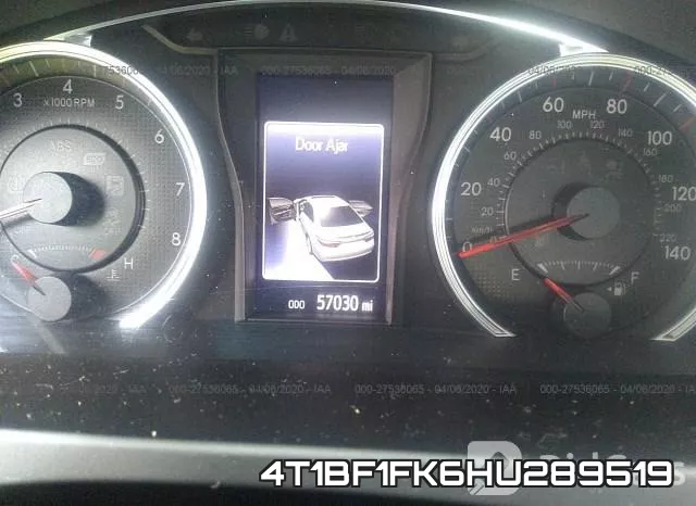 4T1BF1FK6HU289519 фото 8