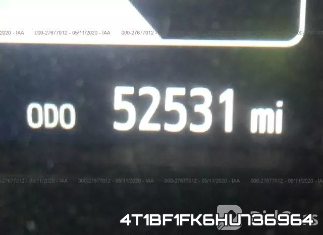 4T1BF1FK6HU736964 фото 8