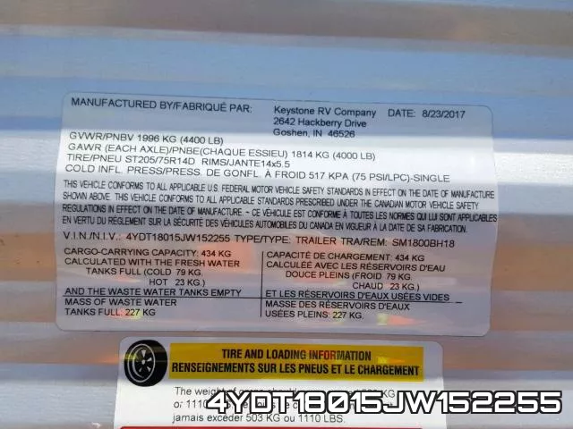 4YDT18015JW152255 фото 2