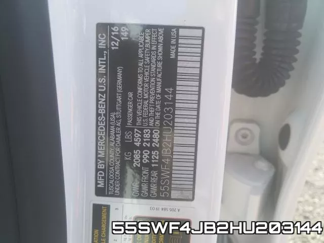 55SWF4JB2HU203144 фото 2