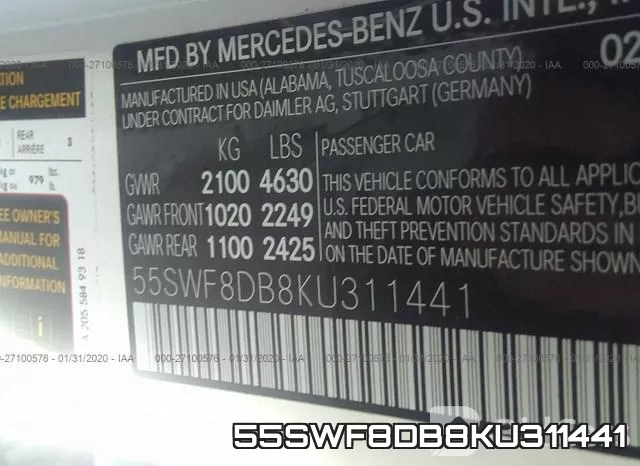 55SWF8DB8KU311441 фото 10