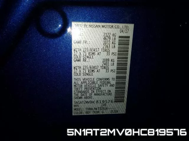 5N1AT2MV0HC819576 фото 2
