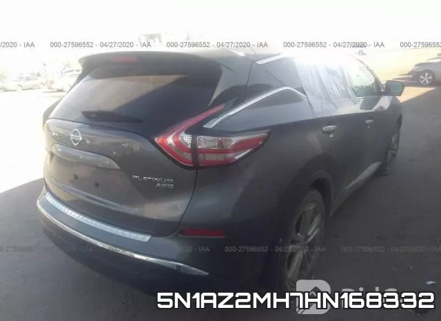 5N1AZ2MH7HN168332 фото 5